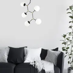 Aydinlatmadunyam Avize BlackWhite Damar-6311