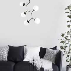 Aydinlatmadunyam Avize BlackWhite Damar-6311