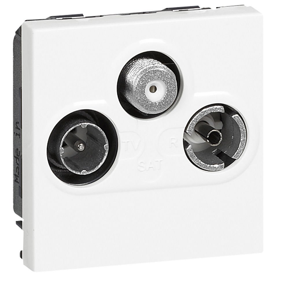Legrand  S.Armada TV/RD/SAT priz, Beyaz, 2m LEG-078786