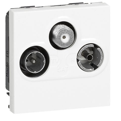 Legrand  S.Armada TV/RD/SAT priz, Beyaz, 2m LEG-078786