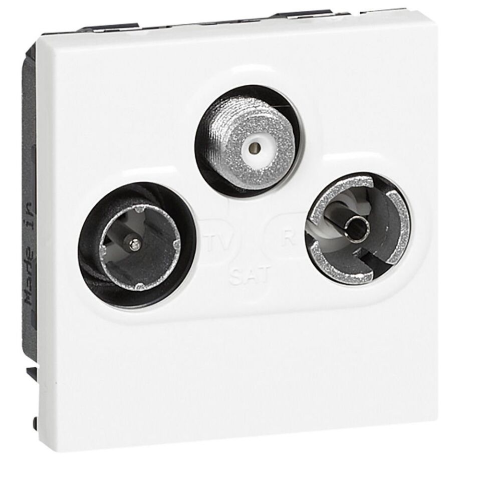 Legrand  S.Armada TV/RD/SAT priz, Beyaz, 2m LEG-078786