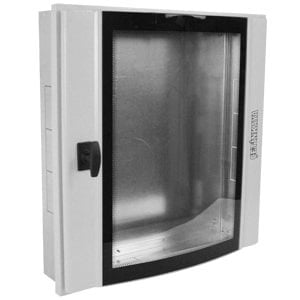 Çetinkaya Pano  45x50x10 Metal Sıva Altı  Bombeli Camli Montaj Plakali Pano CPD 4505010 SAM
