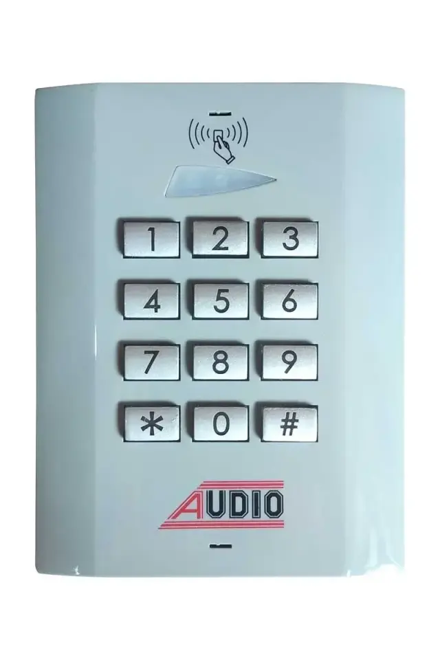 Audio 001425 Yeni KGP Kartlı Geçişli Tuş Takımlı Kapı Giriş Kontrol Paneli