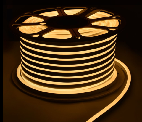 ACK  Led Neon Hortum 2835-120Led/1M-7,5W, 220V,  3000K, Ip65, 9X16Mm Led Neon Hortum AS03-00500