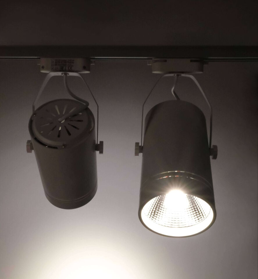 ACK 30W Beyaz 3000K Cob Led Monofaze Ray Armatürü AD30-01900