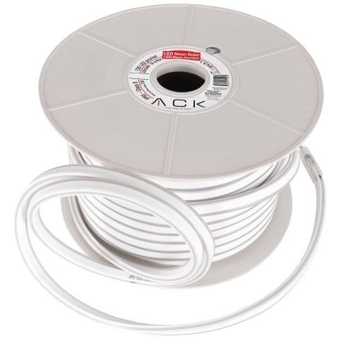 ACK  Led Neon Hortum 2835-120Led/1M-7,5W, 220V,  6500K, Ip65,  9X16Mm Led Neon Hortum AS03-00503
