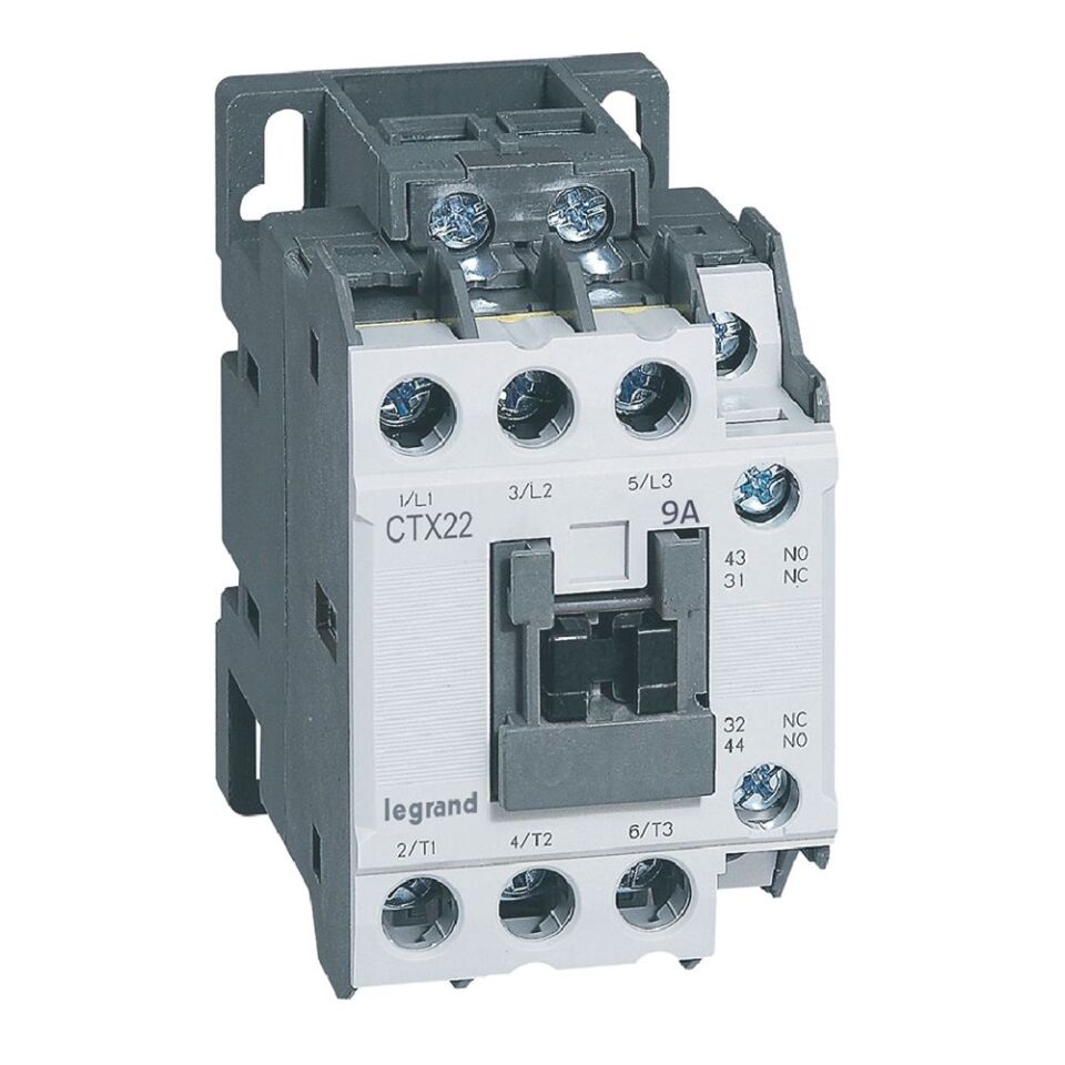 Legrand  CTX³ 3P kontaktör 9A 1NA+1NK 24V DC bobinli LEG-416081