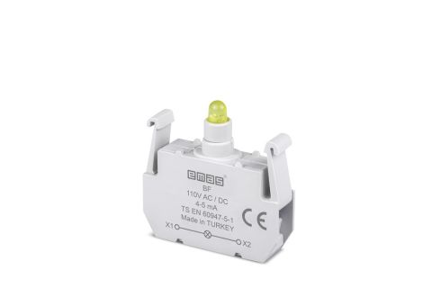 Emas B Sinyal Sarı Led'Li Blok 110 V Dc - BF
