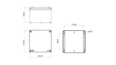 Bemis  130x130x90  IP67 BB3-2631-0047