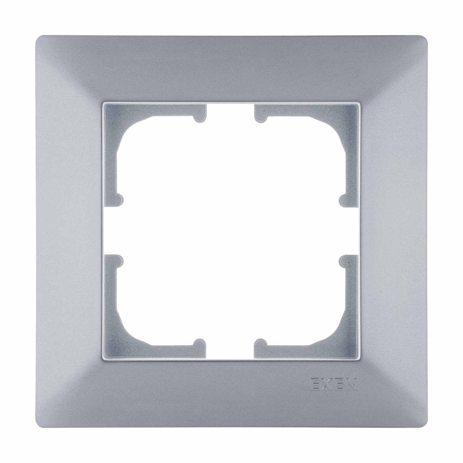 Exen Odak Gümüs Tekli Çerçeve