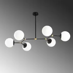 Aydinlatmadunyam Avize BlackWhite Damar-6321