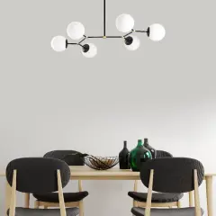 Aydinlatmadunyam Avize BlackWhite Damar-6321