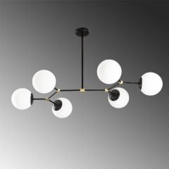 Aydinlatmadunyam Avize BlackWhite Damar-6321