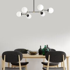 Aydinlatmadunyam Avize BlackWhite Damar-6321
