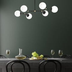 Aydinlatmadunyam Avize BlackWhite Damar-6321