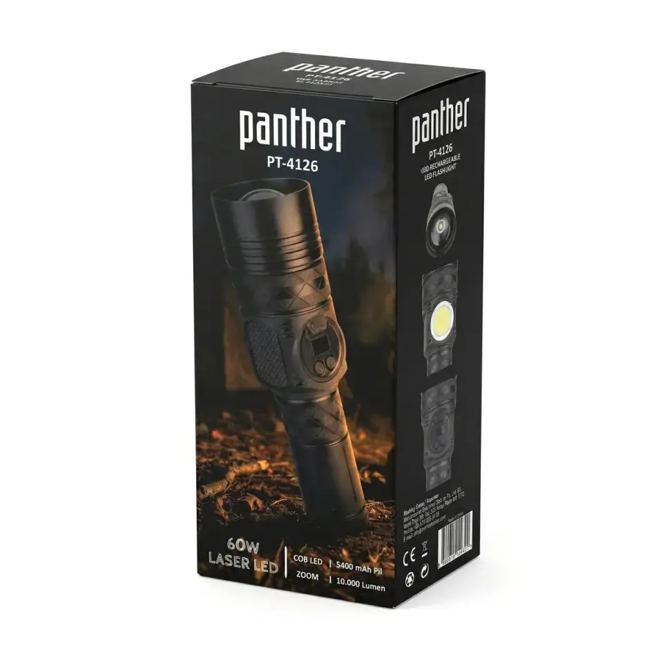 Panther Pt-4126 Usb Sarjli El Feneri