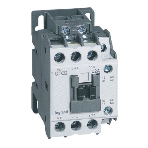 Legrand  CTX³ 3P kontaktör 12A 1NA+1NK 24V DC bobinli LEG-416091