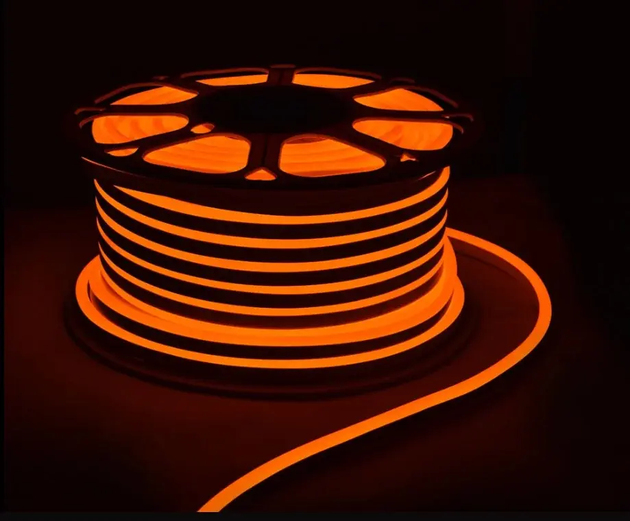 ACK  Led Neon Hortum 2835-120Led/1M-7,5W, 220V, Amber, Ip65, 9X16Mm Led Neon Hortum 8.5W, 2 AS03-00508