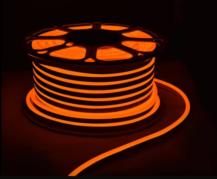 ACK  Led Neon Hortum 2835-120Led/1M-7,5W, 220V, Amber, Ip65, 9X16Mm Led Neon Hortum 8.5W, 2 AS03-00508