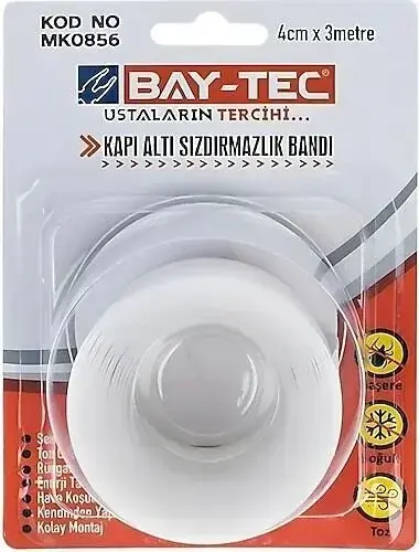 Baytek Kapi Alti Sizdirmazlik Bandi 4Cm X 3 Metre