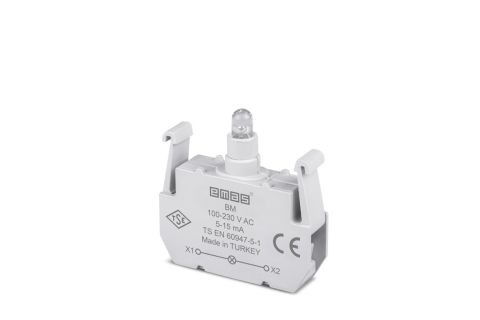 Emas B Sinyal Mavi Led'Li Blok 100-230 V Ac - BM