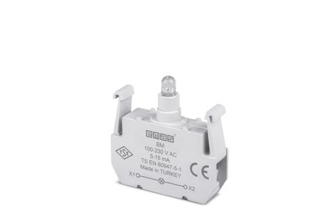 Emas B Sinyal Mavi Led'Li Blok 100-230 V Ac - BM
