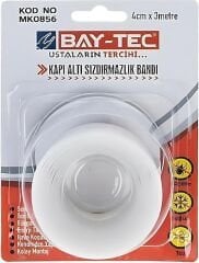 Baytek Kapi Alti Sizdirmazlik Bandi 4Cm X 3 Metre