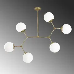 Aydinlatmadunyam Avize YellowWhite Damar-6327
