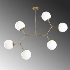 Aydinlatmadunyam Avize YellowWhite Damar-6327