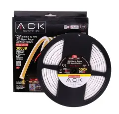 ACK 12V Neon Hortum 3000K 5Mt/Makara 2835 AS03-00600