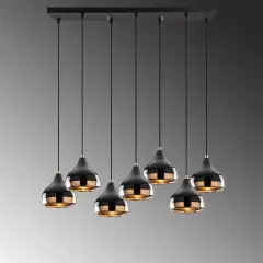 Aydinlatmadunyam Sarkit Black Yildo-M-6894