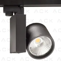 ACK 30W Sıyah 3000K Cob Led Monofaze Ray Armatürü AD30-04001