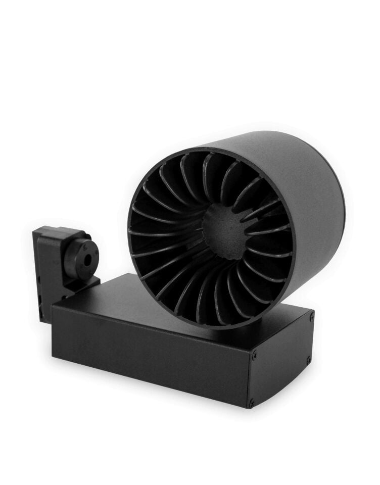 ACK 30W Sıyah 3000K Cob Led Monofaze Ray Armatürü AD30-04001
