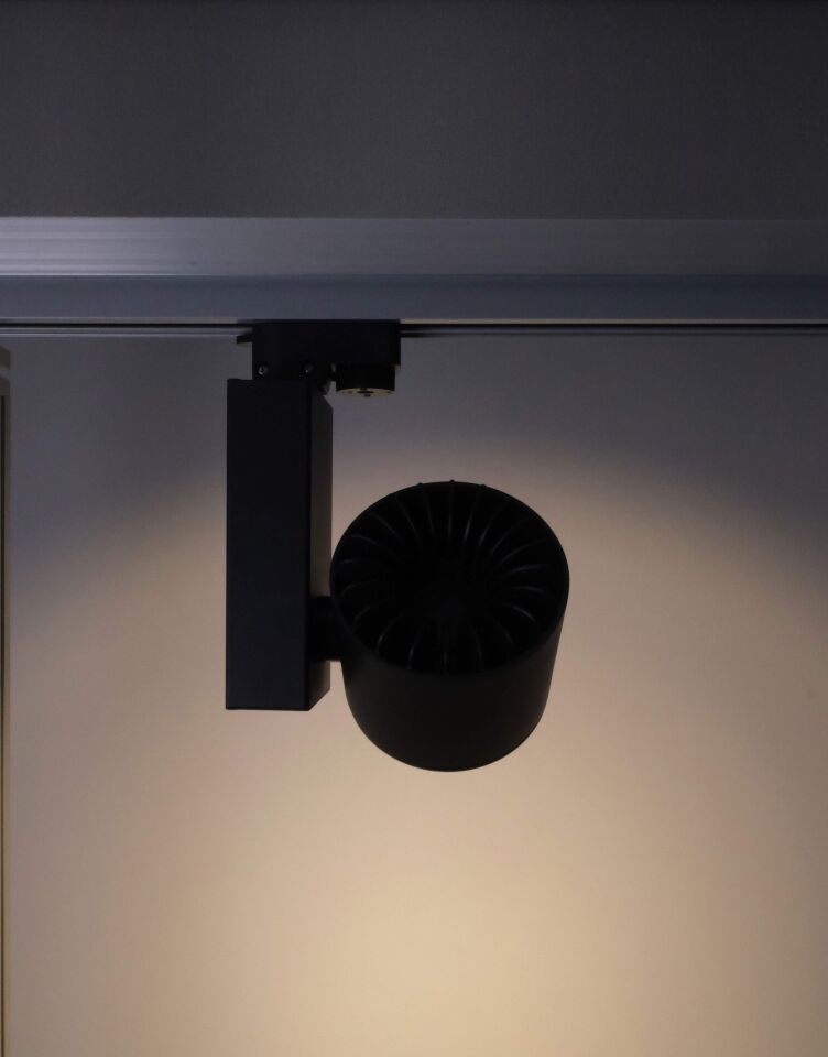 ACK 30W Sıyah 3000K Cob Led Monofaze Ray Armatürü AD30-04001