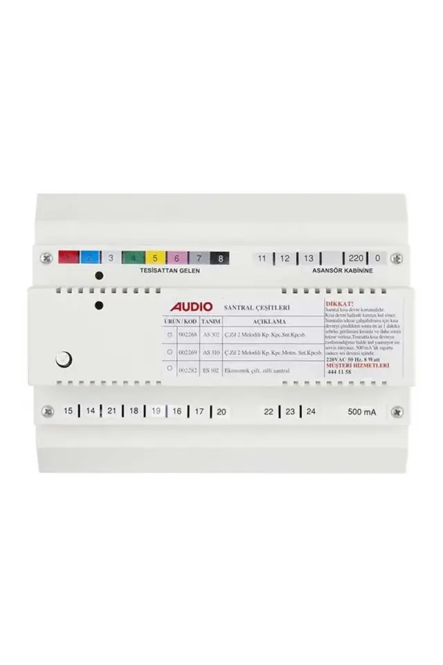 Audio 002269 AS 310 Kapıcılı Santral