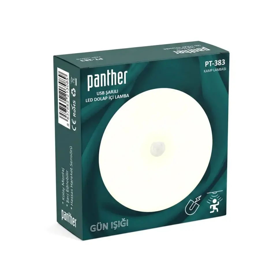 Panther Pt-383 Usb Sarjli Dolap Içi Lamba