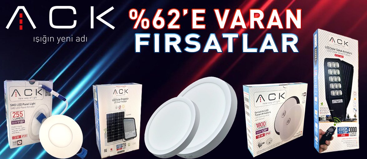 Ack Aydınlatma Toptan Satış Aydinlatmadunyam