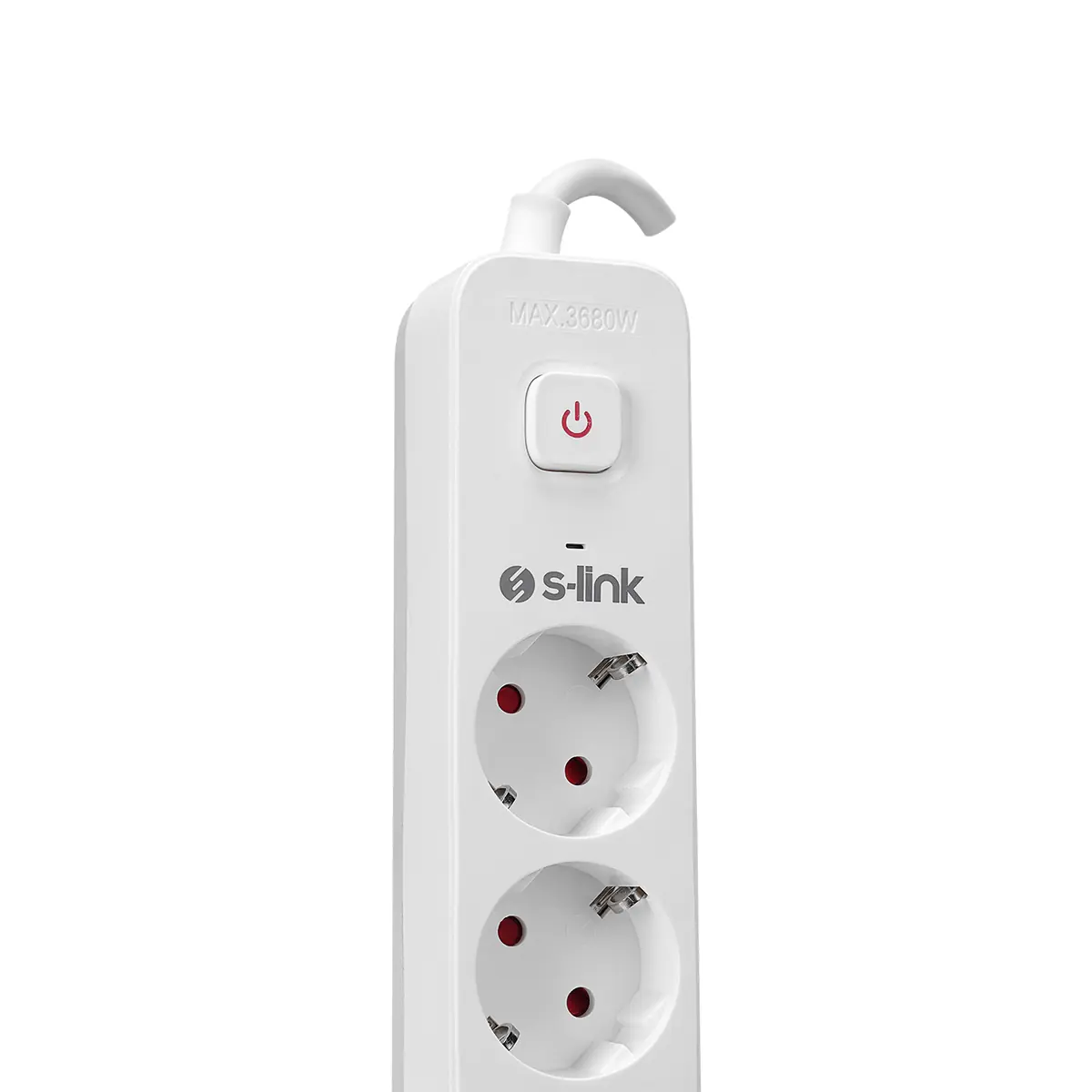 S-link SPG501S 1.5m 1.5mm 100% Bakir 750 Joule 5 li Anahtarli Akim Korumali Priz (SPG501S) - Görsel 2