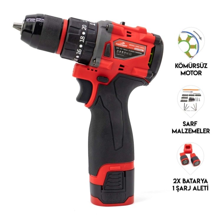 Akülü Vidalama MWD24R (Armut Batarya) BT0141 Akülü Vidalama MWD24R (Armut Batarya) (BT0141) - Görsel 3