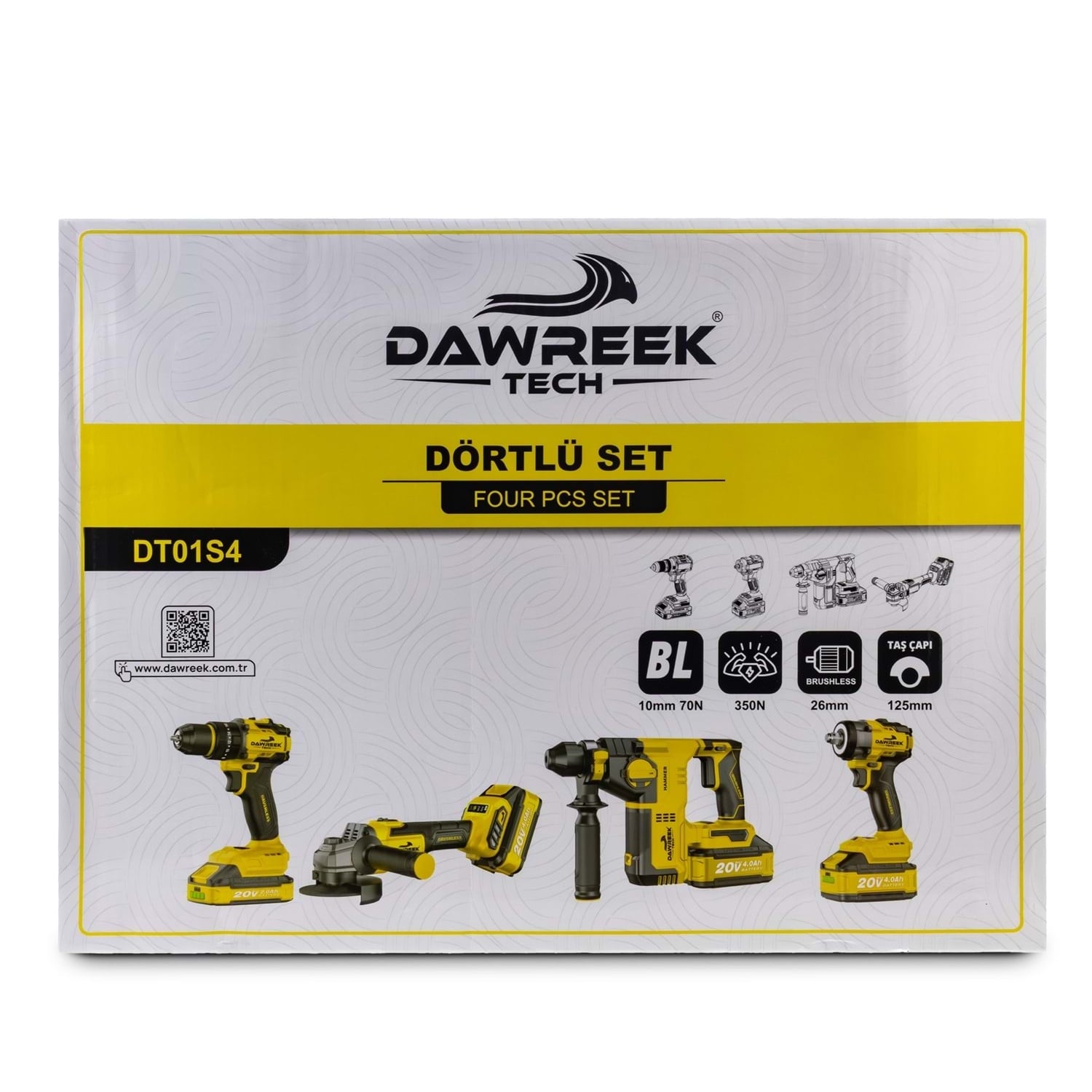 Dawreek Akülü 3'lü Set DT01S3 Dawreek-DT01S3 Dawreek Akülü 3'lü Set DT01S3 (Dawreek-DT01S3) - Görsel 8