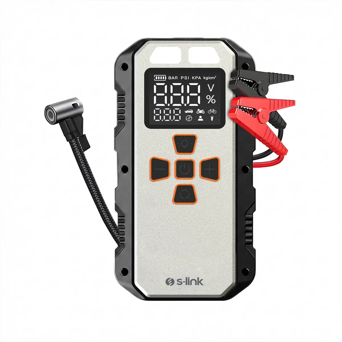 S-Link Akt 2027 Powerbank + Led Isik Koyu Gri (S-LINK-AKT-2027) - Görsel 4