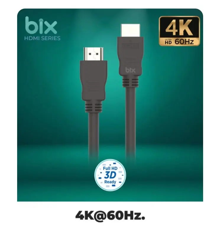 Bix 5 Metre NHD05 4K 60Hz Yüksek Hızlı Ethernet ve HDMI Kablosu NHD05 Bix 5 Metre NHD05 4K 60Hz Yüksek Hızlı Ethernet ve HDMI Kablosu (NHD05) - Görsel 2
